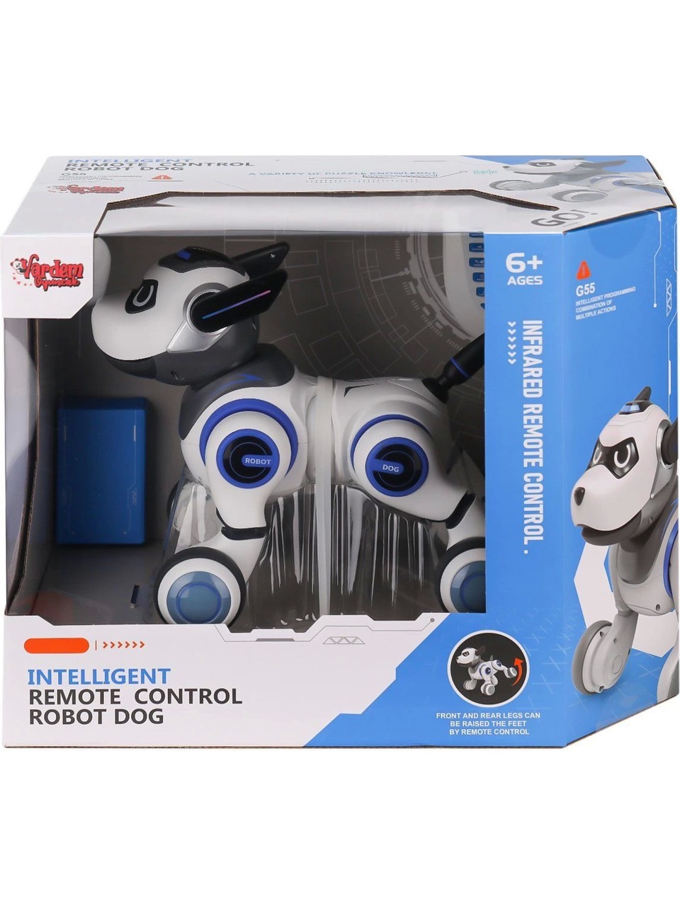 G55 Kumandalı Şarjlı Işıklı Müzikli İnteraktif Robot Köpek 
