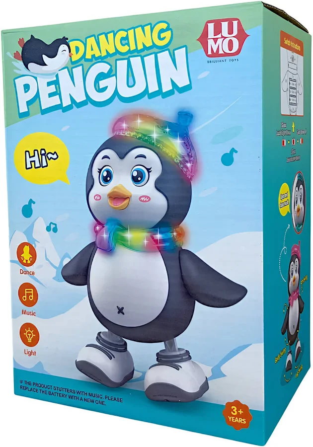 Dans Eden Muzikli ve Isikli Penguen