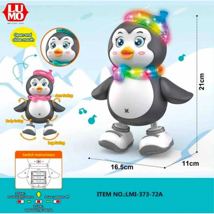 Dans Eden Muzikli ve Isikli Penguen